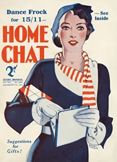 Hugely Prints: Home Chat magazine cover