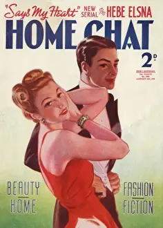 Hugely Prints: Home Chat magazine cover by David Wright