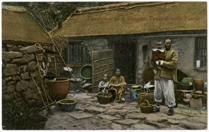Images Dated 11th November 2016: The Home of Chinese peasant and his family - Rural China