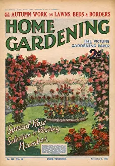 Pergola Prints: Home Gardening magazine, November 1932