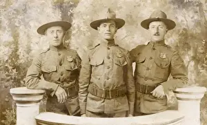 Three Home Guard men, Cincinnati, Ohio, USA
