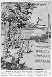 Riflemen Prints: Home Guard training against bombers