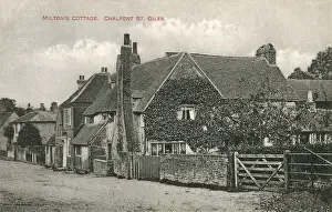 Milton Prints: Home of John Milton - Chalfont St. Giles, Buckinghamshire