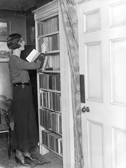 Libraries Prints: Home Library Bookcase
