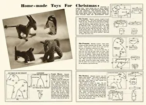 Follow Prints: Home-made toys for Christmas 1942