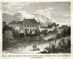 Niepce Prints: The home of Nic鰨ore Niepce in Chalon-sur-Sa