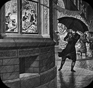 Home Sweet Home -- rainy city street scene Home Sweet Home -- rainy city street scene