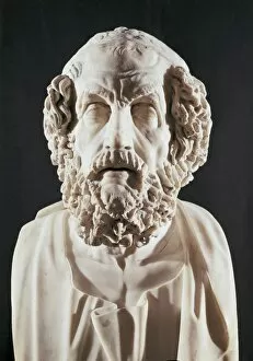 Naples Collection: HOMER (9th century BC). Greek writer. Roman