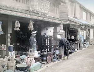 Homeware and hardware shop, Japan, c. 1880 s