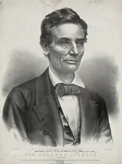 Candidate Prints: Hon. Abraham Lincoln: of Illinois, national Republican candi