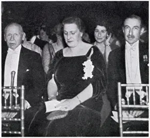 Griffiths Prints: The Hon. Donough & Mrs O Brien and Percival Griffiths (right