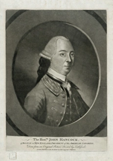 The honble. John Hancock of Boston in New-England, president The honble. John Hancock of Boston in New-England, president