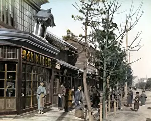 Yokohama Prints: Honcho-Dori, Yokohama, Japan