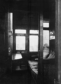 The honeymoon carriage on the Midland railway