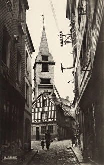 Steeple Gallery: Honfleur, France (Calvados) - La Rue des Lingots