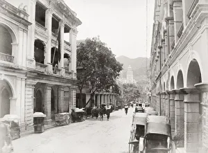 Hong Kong (China) c. 1880 s, street scene