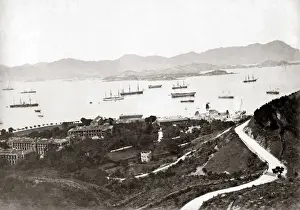 Hong Kong harbour, circa 1870s