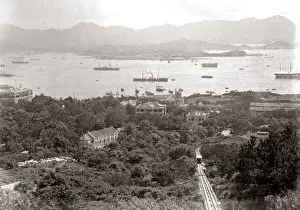 Hong Kong from the Peak, circa 1890
