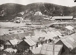 Transportation System Prints: Hongay Port, French Indochina, Vietnam