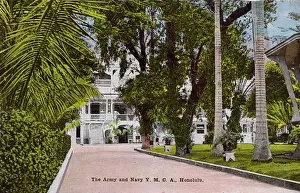 Hawaiian Prints: Honolulu, Hawaii, USA - The Army and Navy YMCA