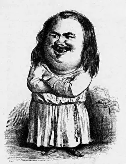 1838 Prints: Honore Balzac, Satirical caricature