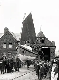 Boat House Prints: Honourable Artillery Company lifeboat, Walton, Essex