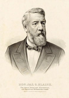 Images Dated 9th May 2011: Honourable James G. Blaine