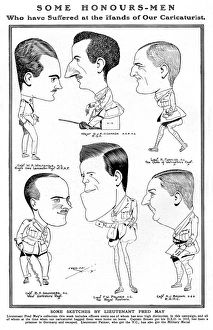 Furniss Gallery: Some Honours Men by Lieutenant Fred May