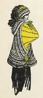 Hooded Prints: Hooded Fur Tunic 1913