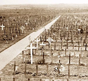 Hooge Cemetery during the First World War
