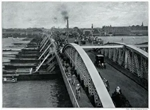 The Hooghly Bridge, Calcutta