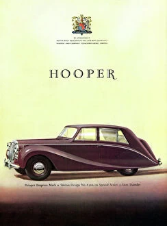 Adverts Gallery: Hooper car advertisement, 1953