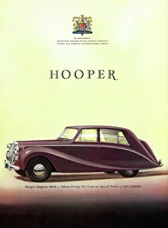 Adverts Gallery: Hooper car advertisement, 1953