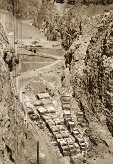 Boulder Prints: The Hoover Dam (Boulder Dam), Nevada, USA