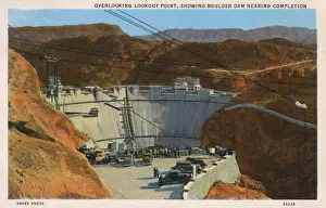 Boulder Prints: Hoover Dam, Nevada, USA - Nearing completion