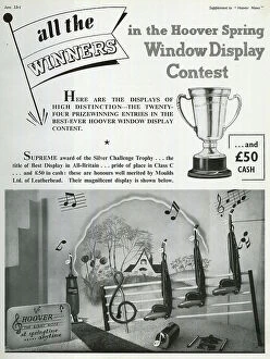 Contest Collection: Hoover Vacuum Cleaner Window Display