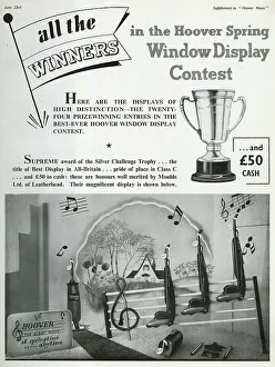 Contest Prints: Hoover Vacuum Cleaner Window Display