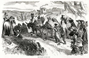 Pickers Gallery: Hop-picking on the road 1858