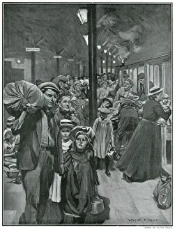 Images Dated 13th November 2018: Hop-picking season in Kent 1901
