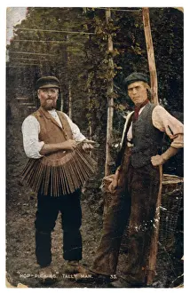 Picking Prints: Hop Tally Men 1907
