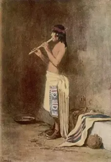 Hopi Prints: Hopi Flute Boy