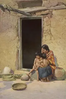 Hopi Prints: Hopi Mother and Children