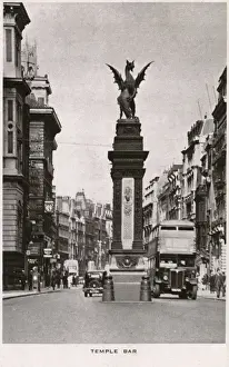 Topped Prints: Horace Jones Temple Bar marker, The Strand, London
