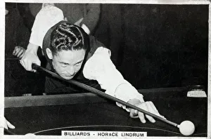 Horace Prints: Horace Lindrum, Billiards