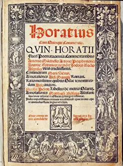 Horace, Quintus Horatius Flaccus (65-8 BC)