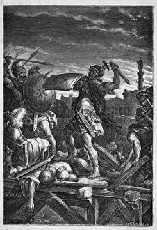 Companions Prints: Horatius Defends Rome