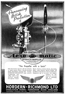 Hordern Prints: Hordern Richmond Hydulignum - Aeromatic Propeller