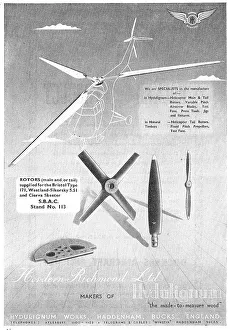 Rotors Prints: Hordern Richmond Hydulignum Helicopter Rotors