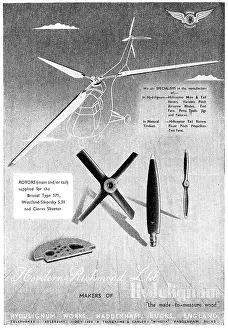 Propellers Prints: Hordern-Richmond Hydulignum Propellers & Rotor Blades 1949