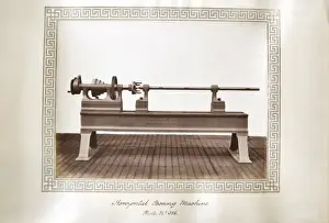 Boring Prints: Horizontal boring machine